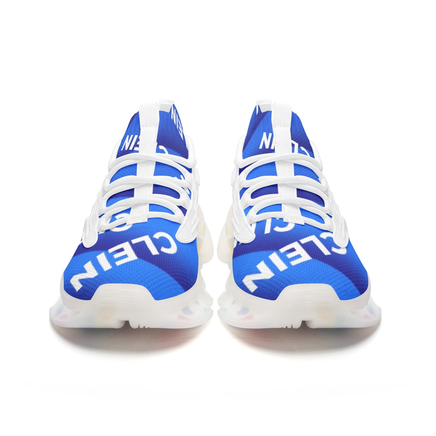 Kellie Clein Blue- Runners-Unisex Low Top Mesh Sneakers