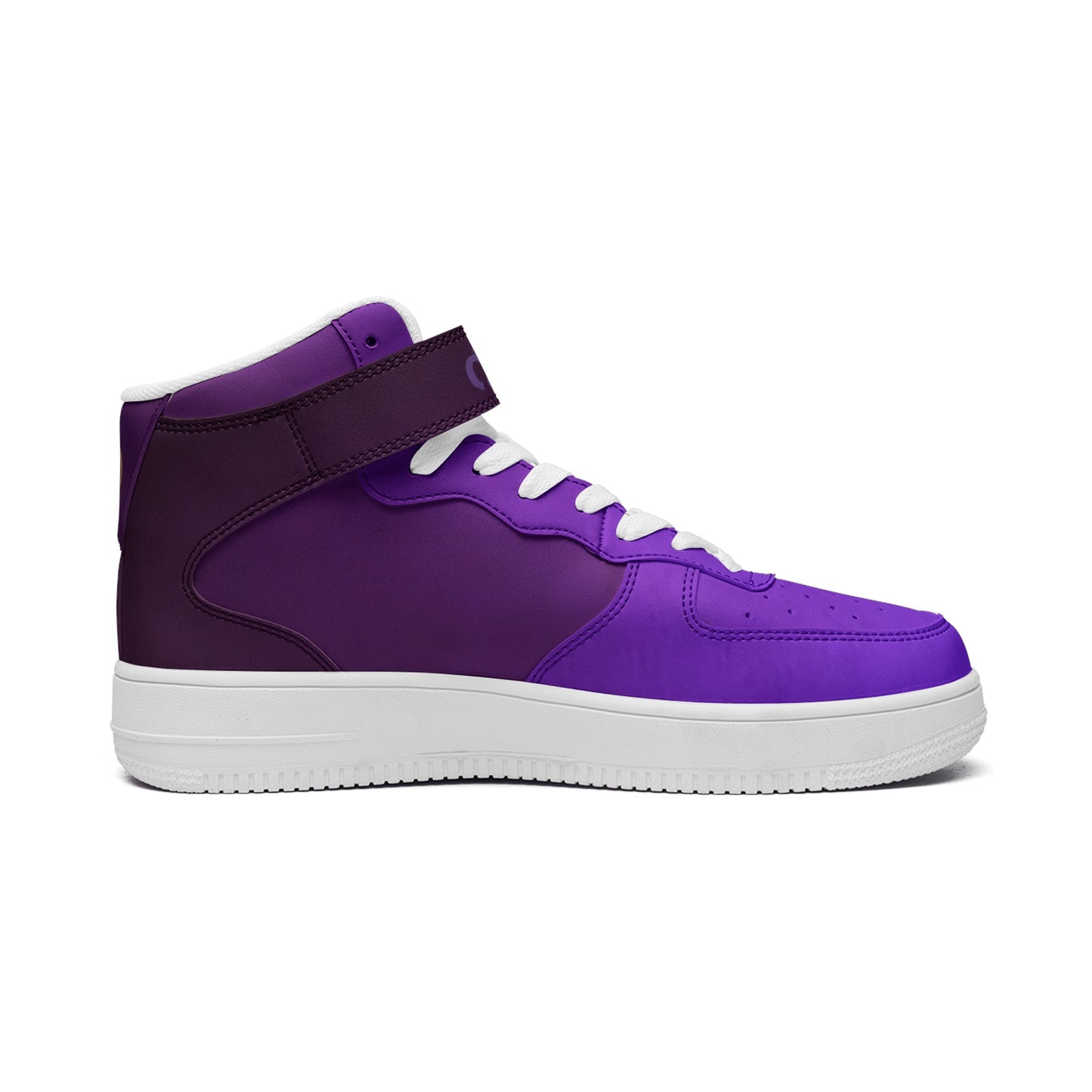 "Purple Rain" Unisex high Top Leather Sneakers