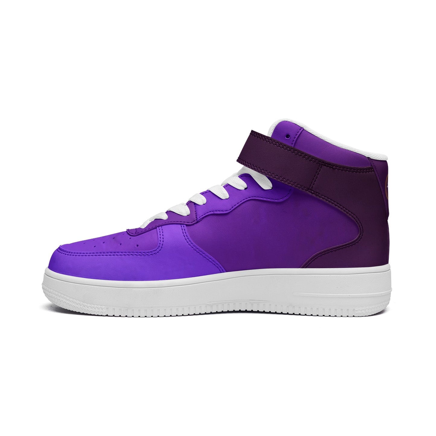 "Purple Rain" Unisex high Top Leather Sneakers