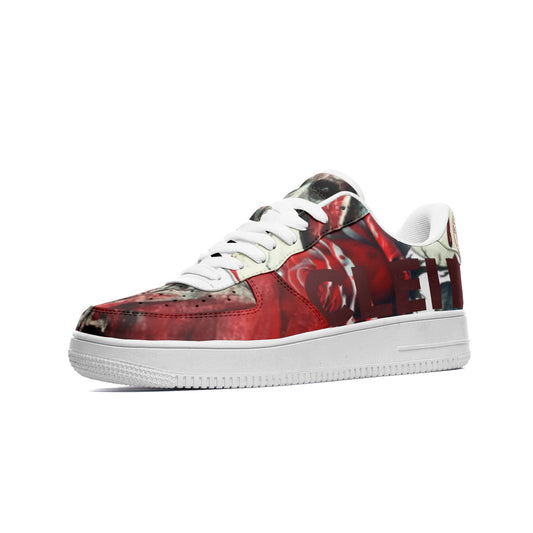 "Bloody Mary"-Unisex Low Top Leather Sneakers
