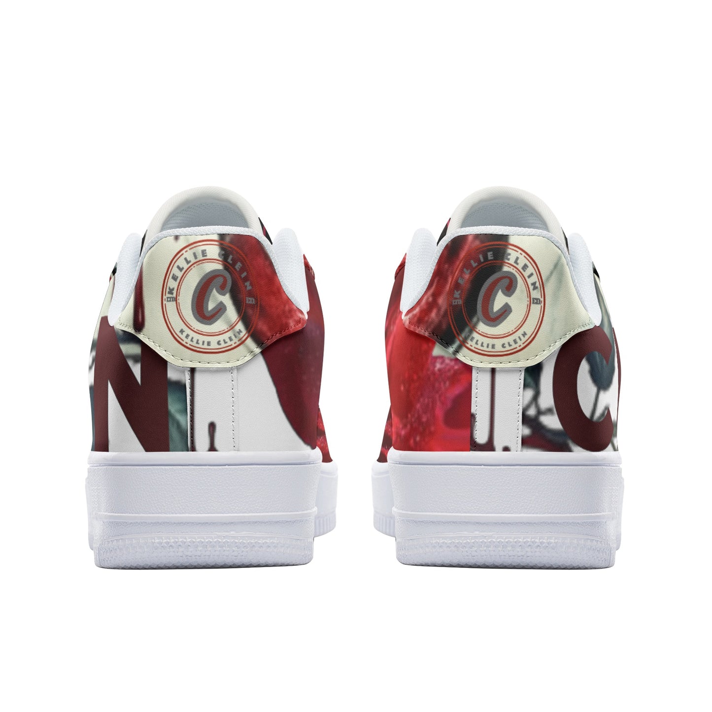 "Bloody Mary"-Unisex Low Top Leather Sneakers