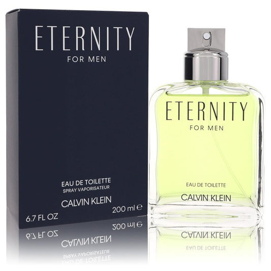 ETERNITY by Calvin Klein Eau De Toilette Spray 6.7 oz (Men)