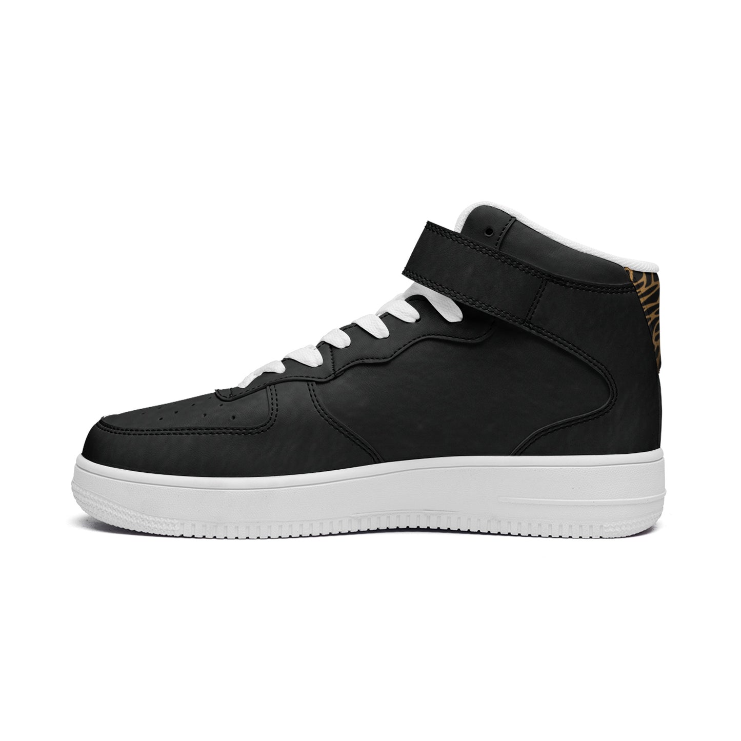 "Clein Classic Black" Unisex high Top Leather Sneakers