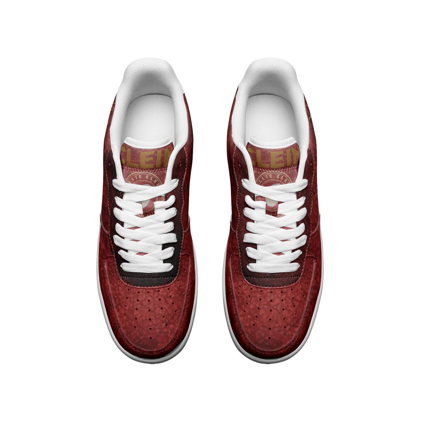 "The Crimson" Unisex Low Top Leather Sneakers