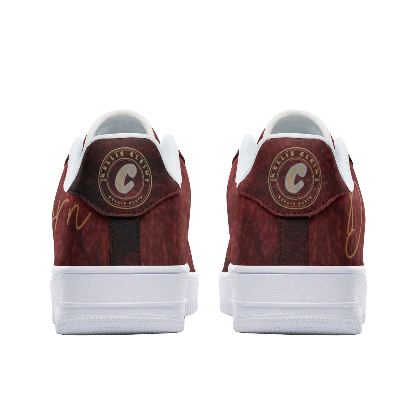 "The Crimson" Unisex Low Top Leather Sneakers