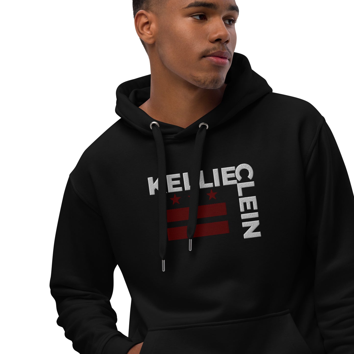 Kellie Clein- Embroidered Premium eco hoodie