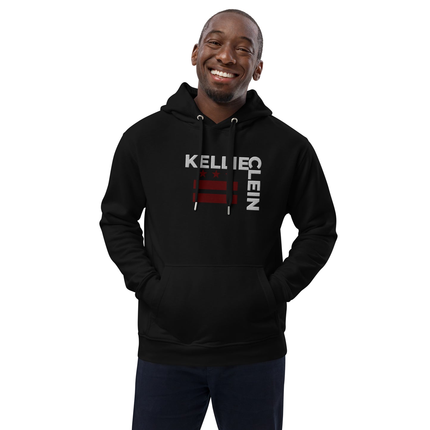 Kellie Clein- Embroidered Premium eco hoodie