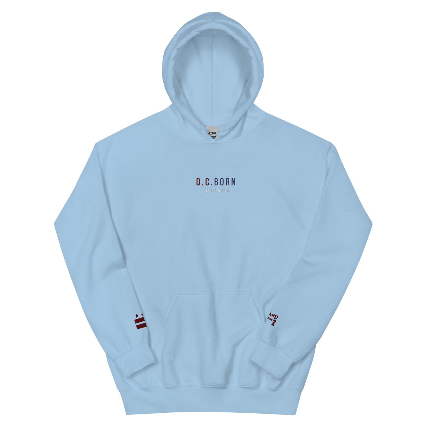 "D.C. Born" Kellie Clein Embroidered Unisex Hoodie