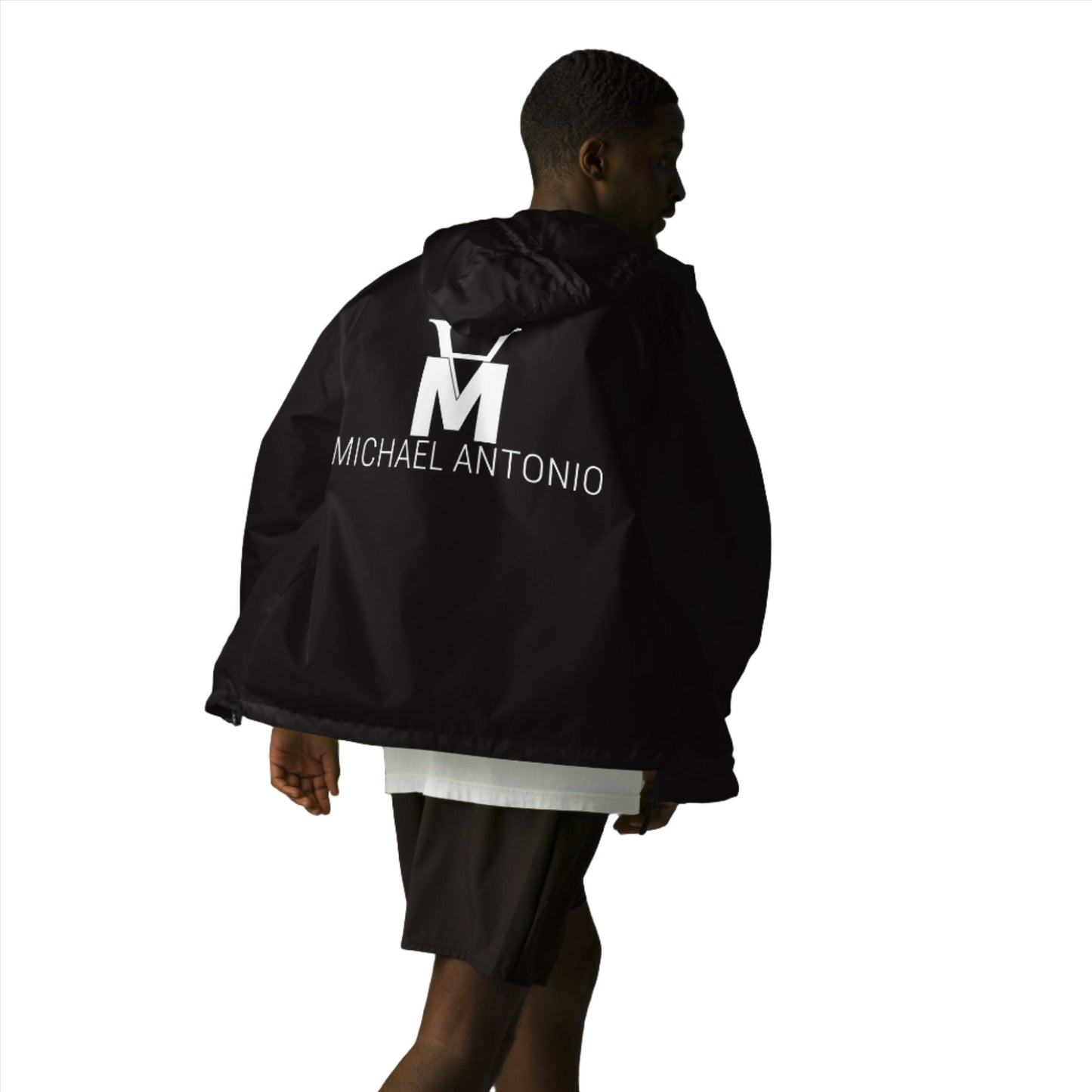 Michael Antonio-Unisex lightweight zip up windbreaker