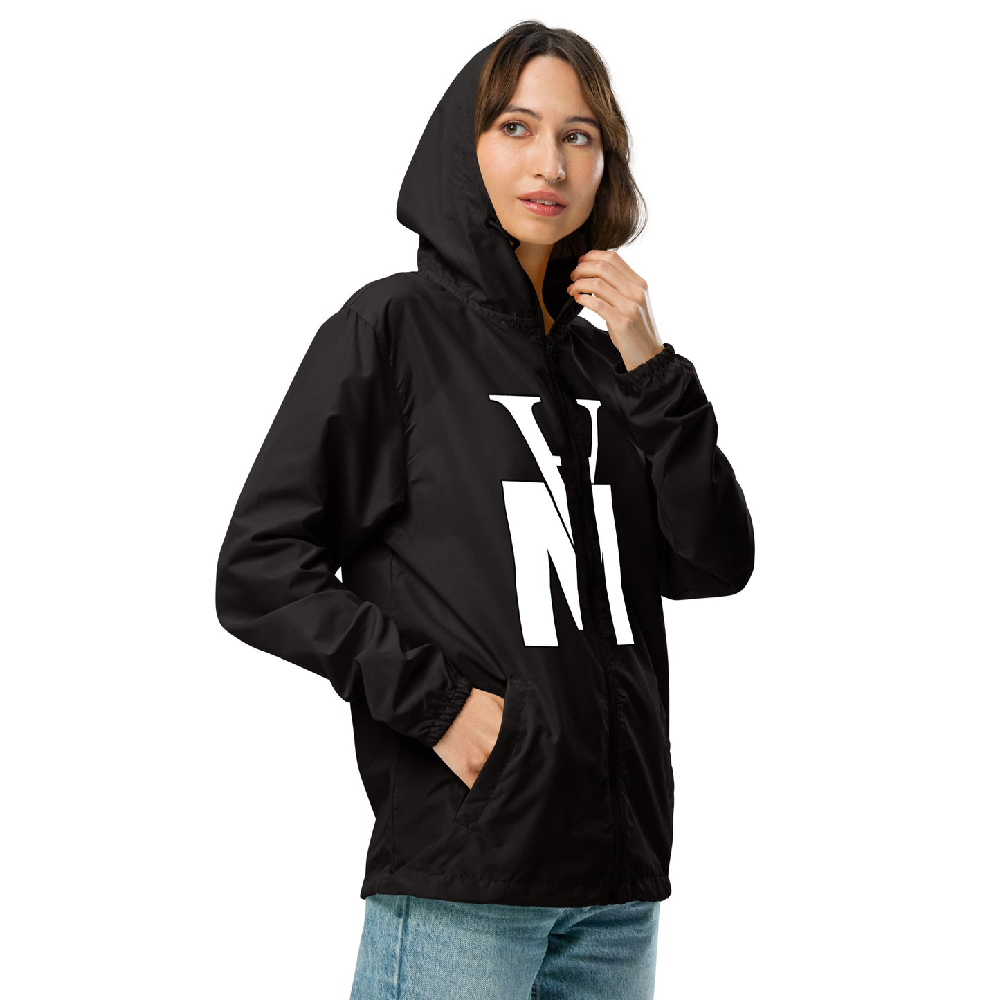 Michael Antonio-Unisex lightweight zip up windbreaker