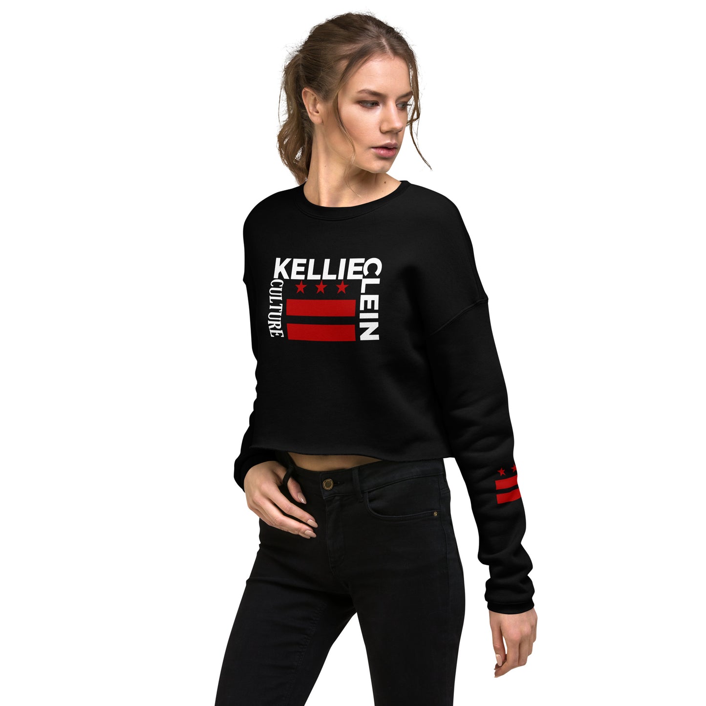 Kellie Clein-Crop Sweatshirt