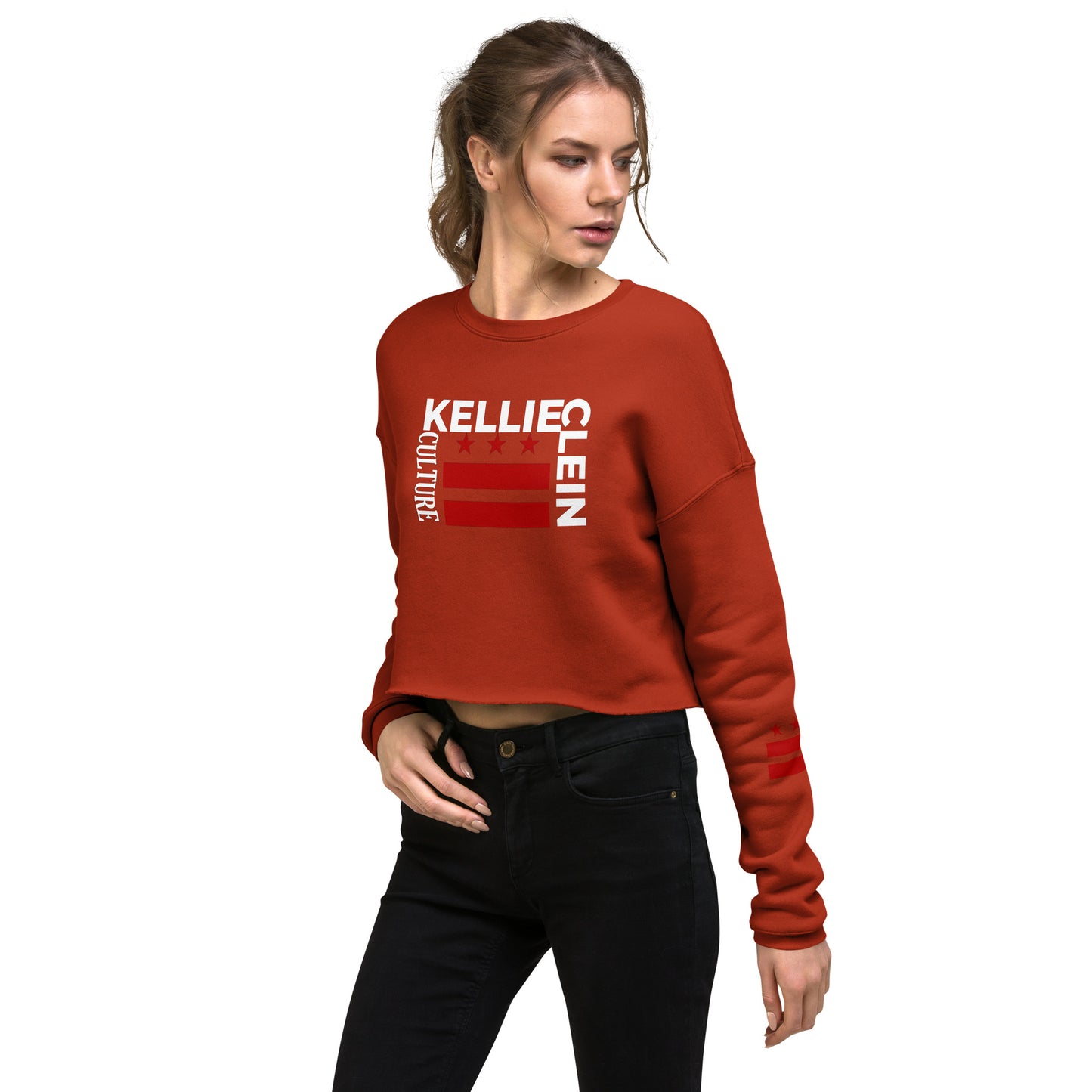 Kellie Clein-Crop Sweatshirt