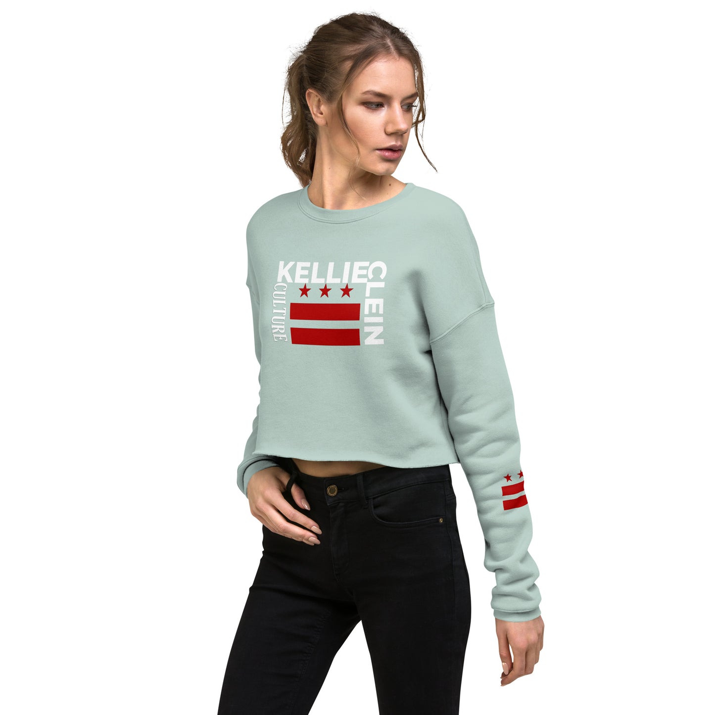 Kellie Clein-Crop Sweatshirt