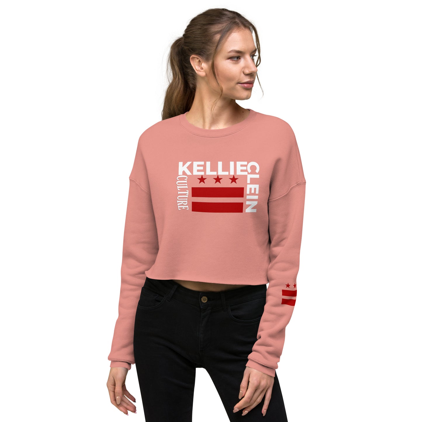 Kellie Clein-Crop Sweatshirt