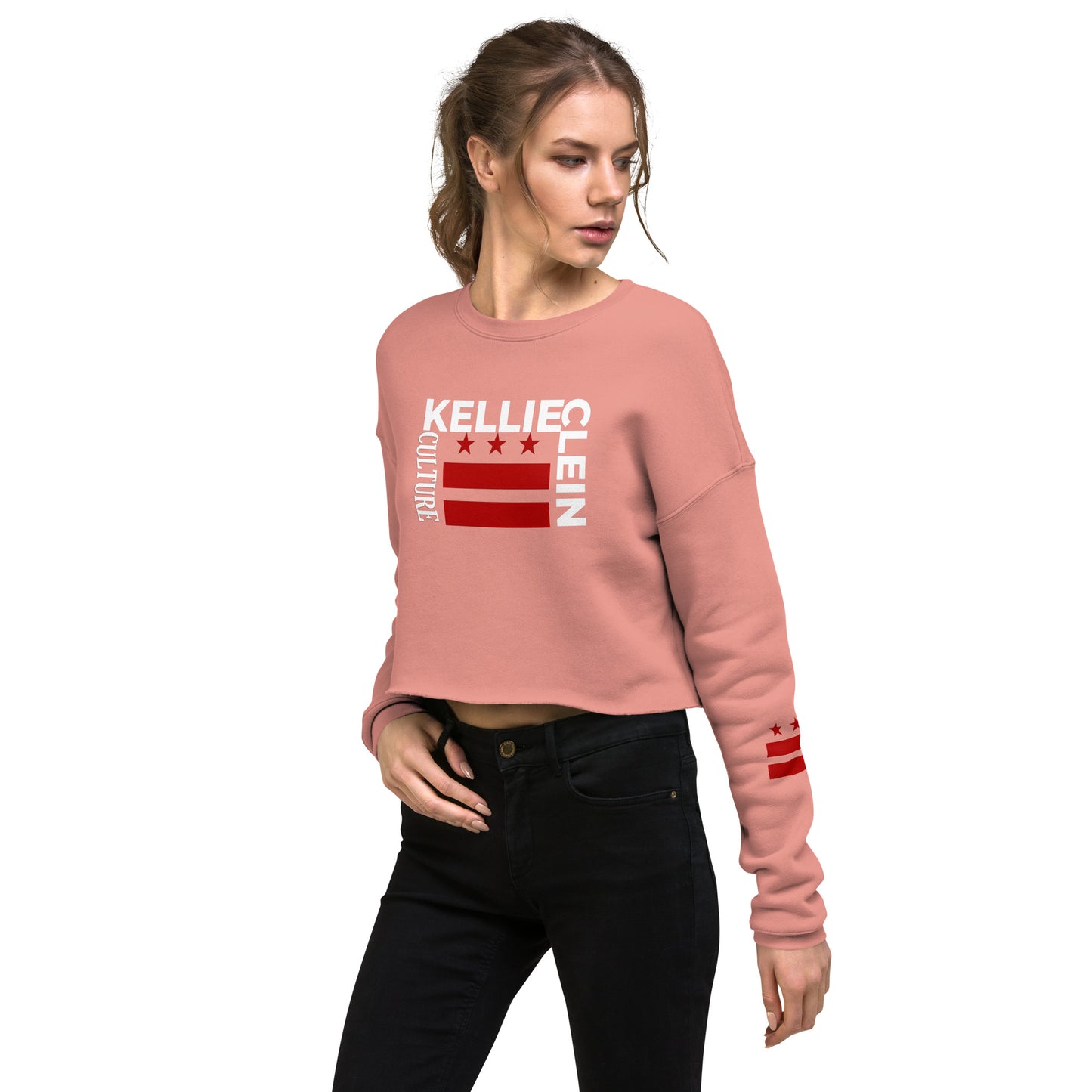 Kellie Clein-Crop Sweatshirt