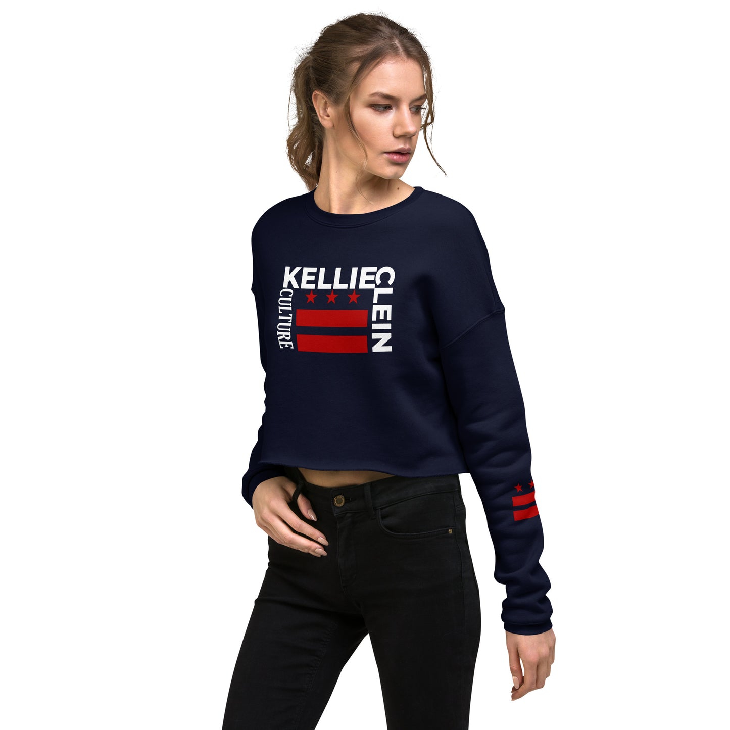 Kellie Clein-Crop Sweatshirt