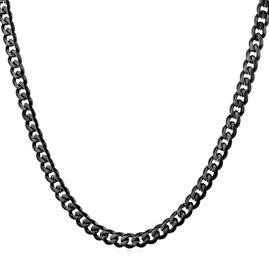 Color: Black, Size: 46cm - Necklace