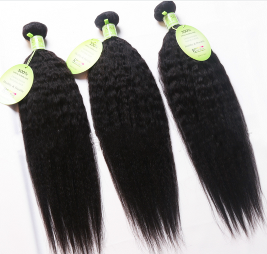 Size: 28inch - Overseas warehouse Brazil hair curtain wig Brazilian hair kinky Yaki straight