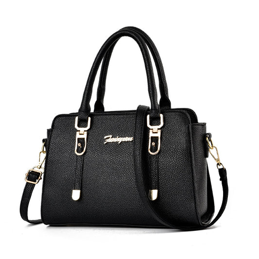 Color: Black, style: No small bags - Fashion Large Capacity Handbag