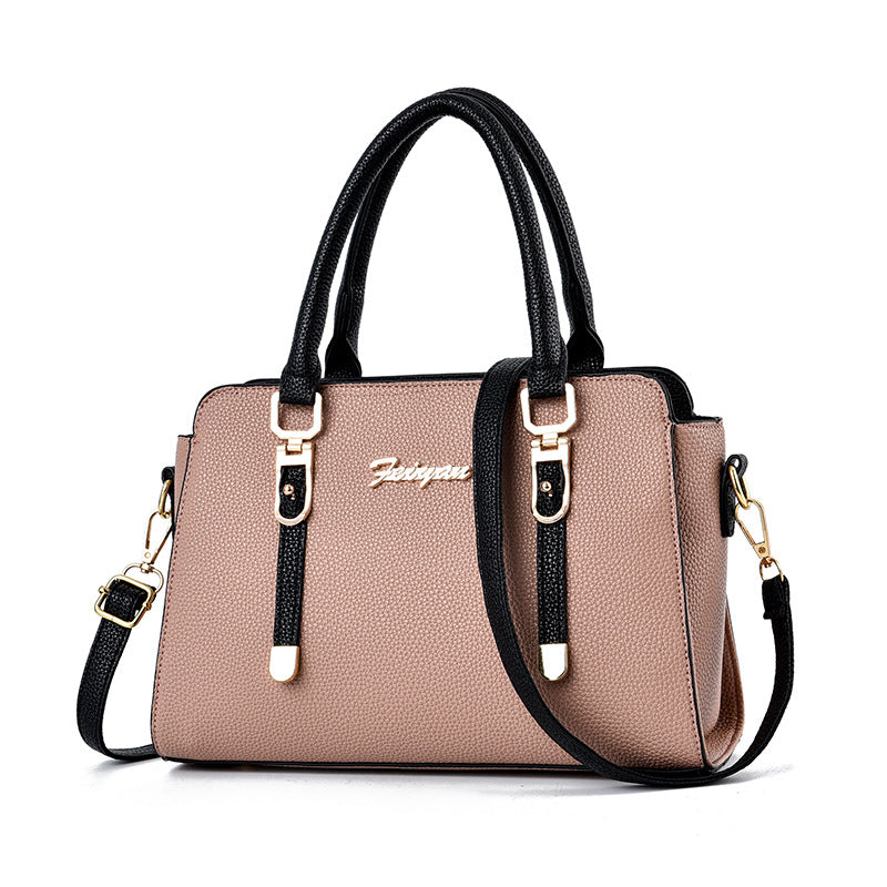 Color: Rhubarb, style: No small bags - Fashion Large Capacity Handbag