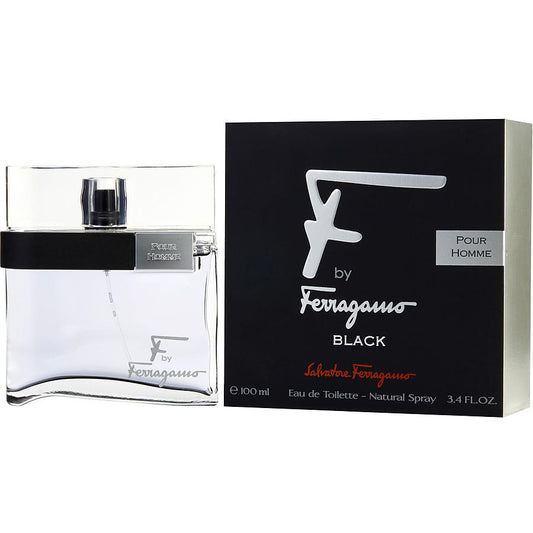 F BY FERRAGAMO POUR HOMME BLACK by Salvatore Ferragamo (MEN) - EDT SPRAY 3.4 OZ