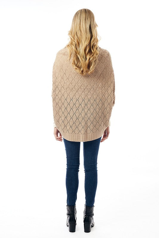 Women's Solid Color Crochet Shrug