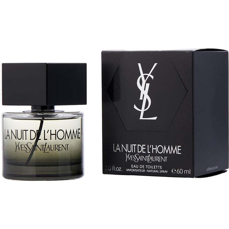 LA NUIT DE L'HOMME YVES SAINT LAURENT by Yves Saint Laurent (MEN) - EDT SPRAY 2 OZ (NEW PACKAGING)