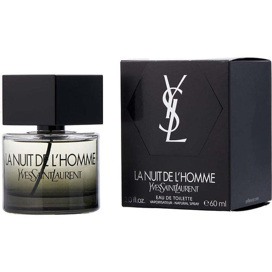 LA NUIT DE L'HOMME YVES SAINT LAURENT by Yves Saint Laurent (MEN) - EDT SPRAY 2 OZ (NEW PACKAGING)