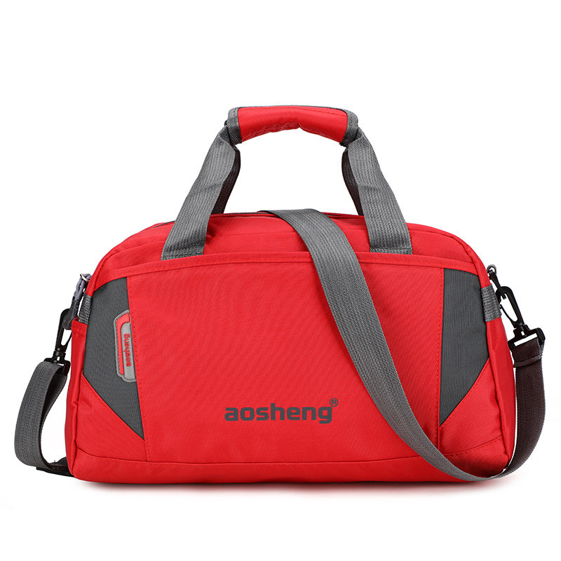 Color: Red, Size: M - Men's and Women's Outdoor Handbag Fitness Bag