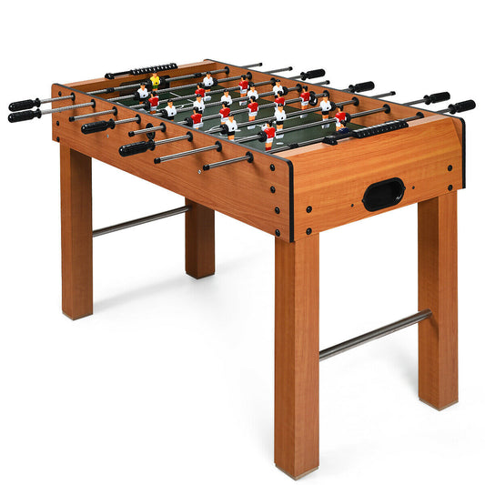 48 Inch Foosball Table Indoor Soccer Game - Color: Brown